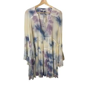 Young Fabulous & Broke tie dye draped flowy dress